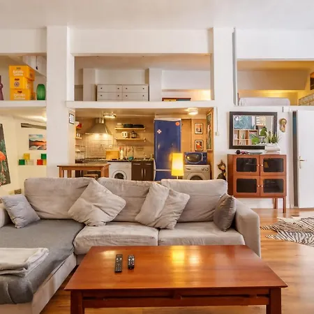 Amplio Loft A 2 Min Casco Viejo Апартаменты